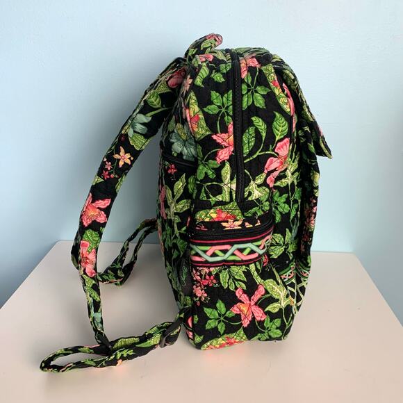Vera Bradley Botanica Print Large Backpack (Retired Print) - Picture 2 of 6